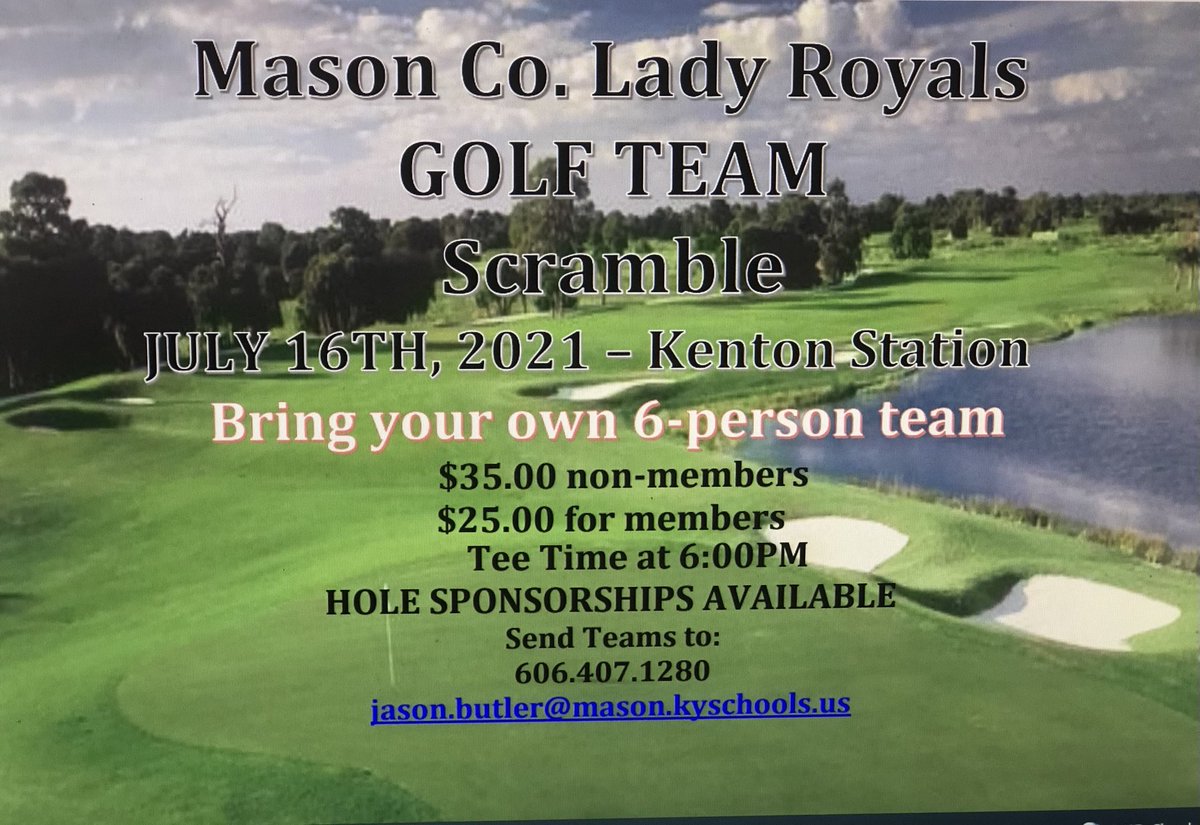 Appreciate any support and thank you to those that have continued to support the Girls Golf program over the years.  Message me if your interested in forming a team or sponsoring a hole!  Thanks