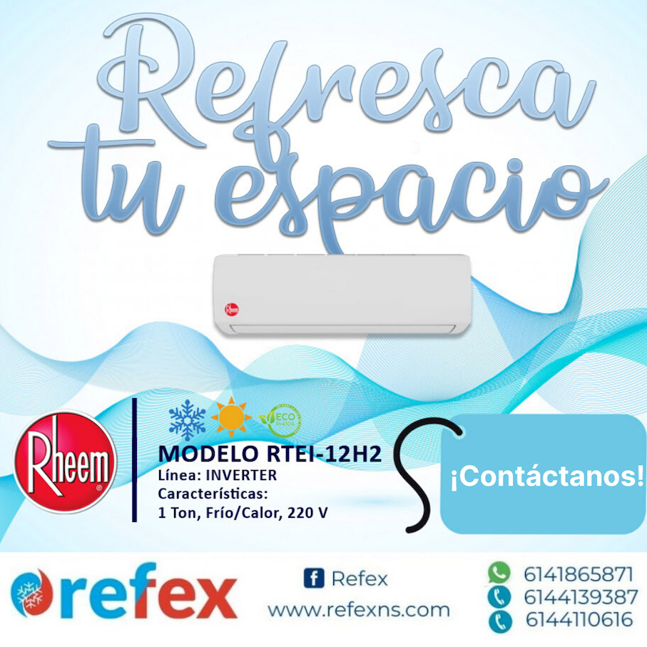 Refex7's tweet image. Refréscate con Refex #clima #minisplit #refex