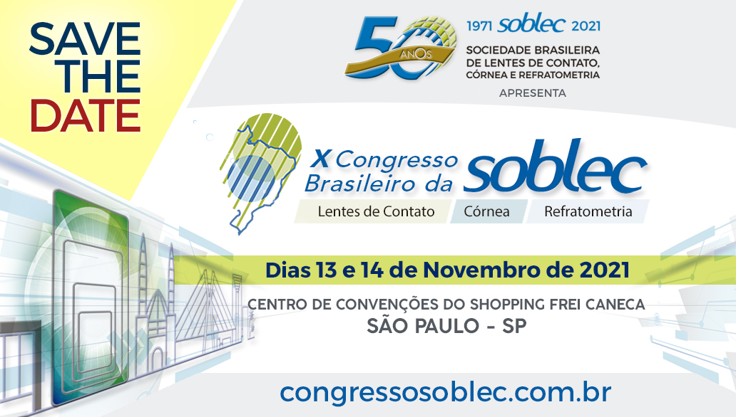 SOBLEC's tweet photo. SAVE THE DATE!
X Congresso Brasileiro da SOBLEC
Dias 13 e 14 de Novembro de 2021
Centro de Convenções do Shopping Frei Caneca
São Paulo-SP
Programação e Inscrições:
https://t.co/e5rxn33mMj https://t.co/O7O7wGhZPp
