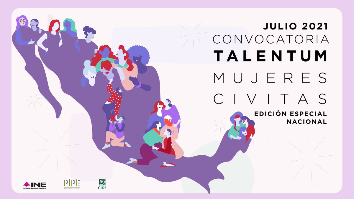 mxtalentum's tweet photo. El @INEMexico y el @PIPECIDE invitan a estudiantes de 15-17 años a participar en Talentum Mujeres Civitas 2021 Si quieres conocer y potenciar tus talentos inscríbete antes del 8 de agosto aquí 👇 y se parte de una red de jóvenes talentosas 😉✨
https://t.co/BrVn1TCUwL
#TMC2021 https://t.co/BcBrvrdqmw