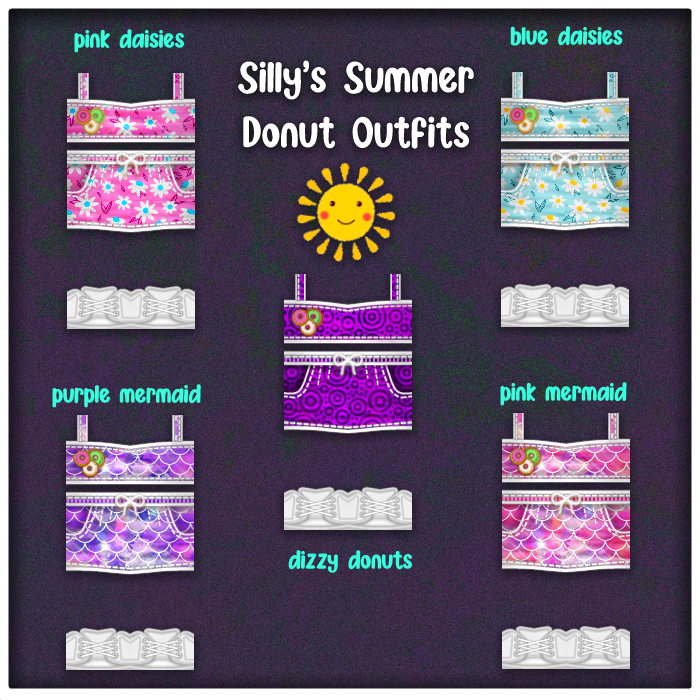 missmudmaam_mmm's tweet photo. ❣️New merch I made for @itmesilly ❣️

Silly is always so kind, funny and awesome.
Silly is the donut queen!

so DONUT worry, be happy!

✨Silly's Summer Donut Outfits ✨
available here:
https://t.co/tjXf5jSm9B https://t.co/201T32RAiv