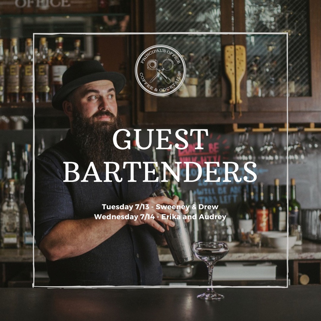 Our OG bartenders are comin' back for just a day! 

Don't miss Sweeney and Drew shakin' and makin' tomorrow, 7/13 and Audrey and Erika slingin' drinks Wednesday, 7/14! 🍹