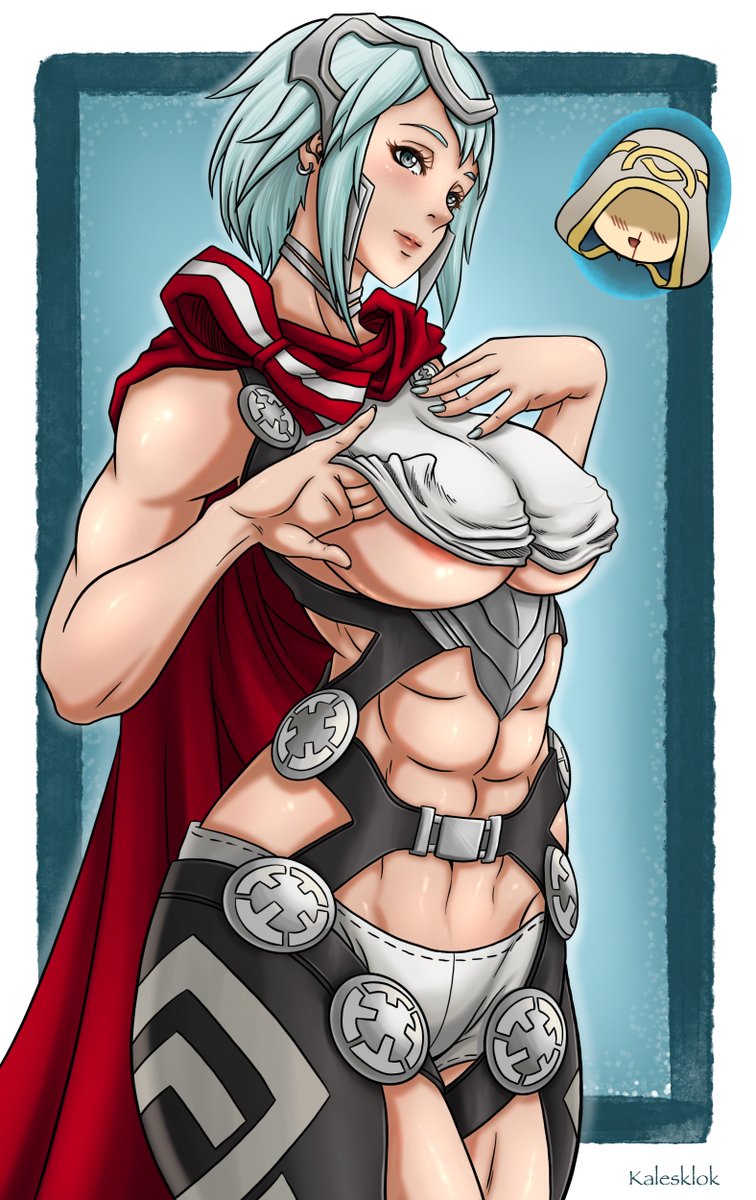 Kalesklok's tweet photo. A teasing Dagr Commission for @Iphidir 👀 Thank you for commissioning me, I had a really fun time with this!! https://t.co/XMx2yDLhOd