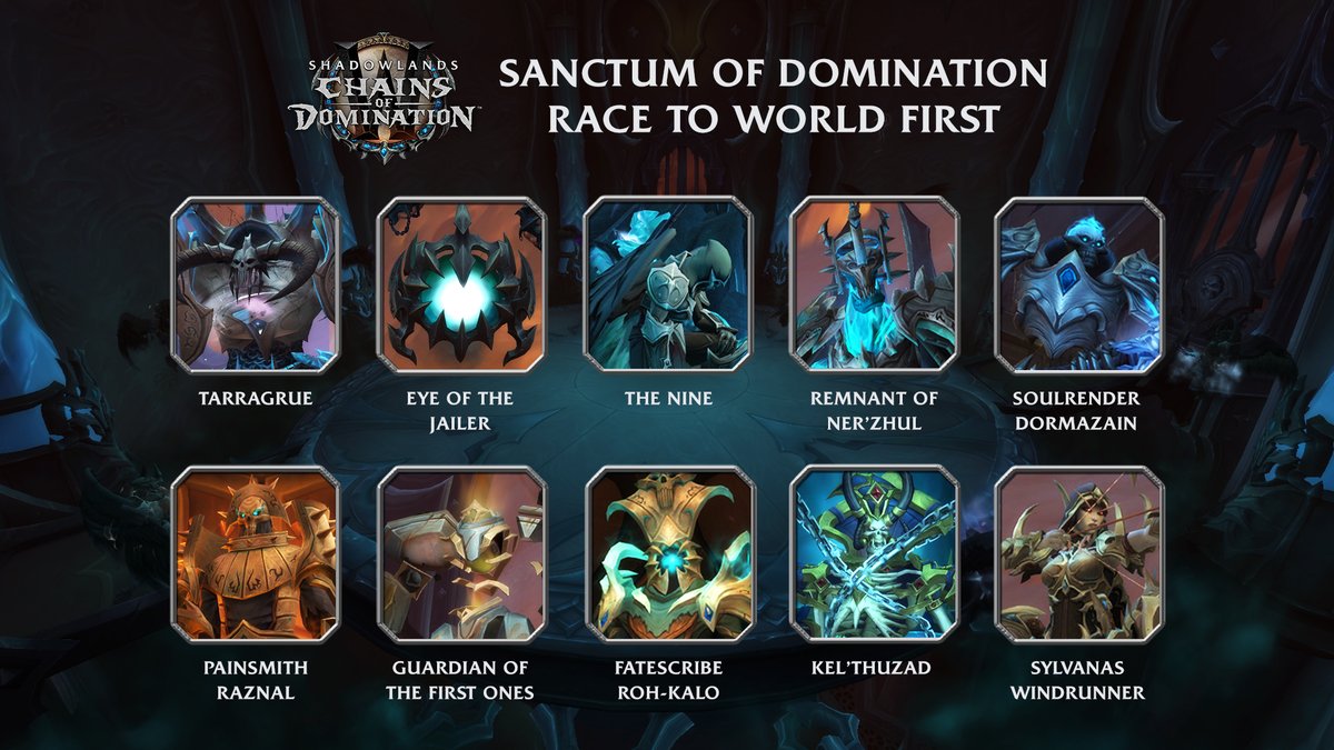 World of Warcraft Race to World First Sanctum of Domination