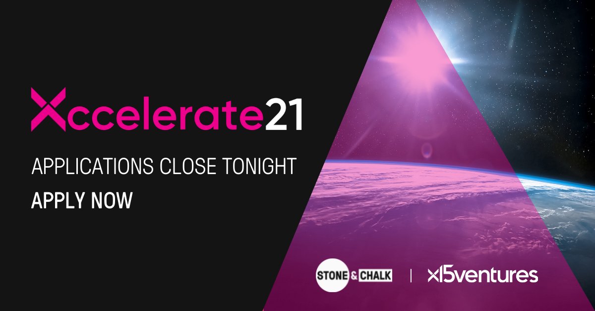 Applications for #Xccelerate21 close tonight. This is your last chance to join us for our community day and pitch your idea to us to receive a $150K SAFE note from x15. Apply here lnkd.in/grYcP3t