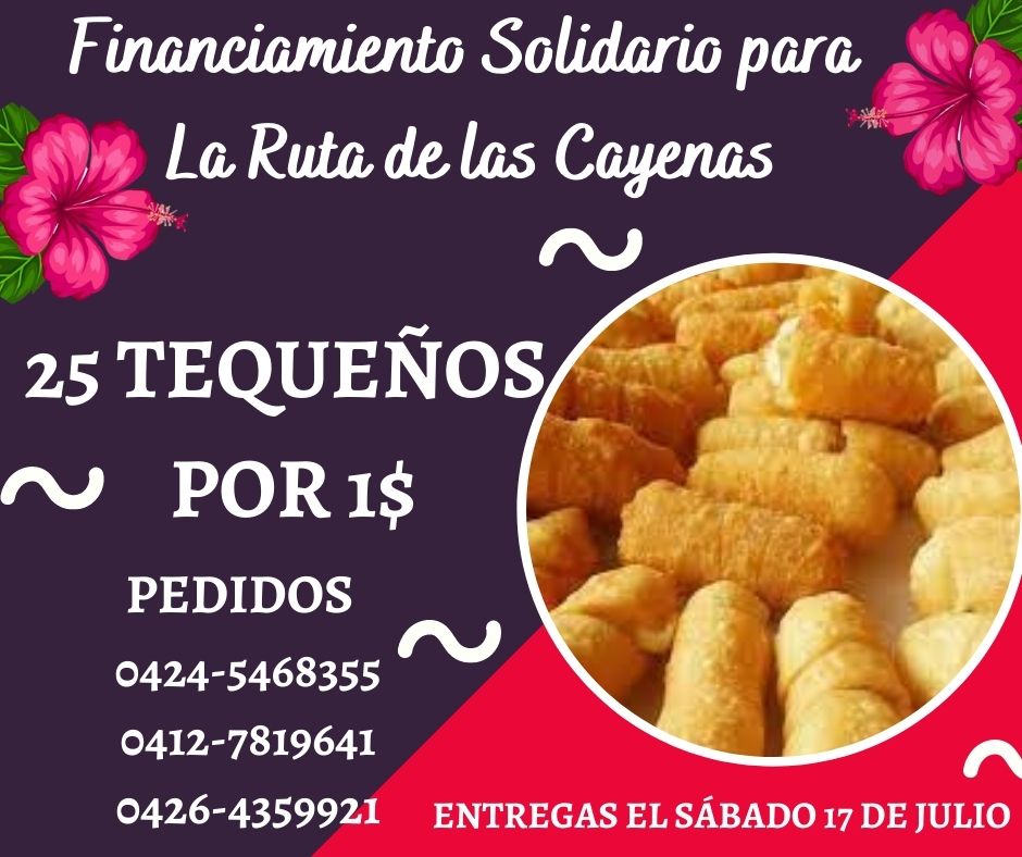 #LasComunerasNoSeRinden
Desde la Ruta de las Cayenas, por la salud de las mujeres, hemos organizado esta iniciativa de autogestionar nuestras jornadas, el traslado de médicxs y la compra de insumos. 
<a href="/LuisJonasReyes/">Luis Jonás Reyes</a> 
<a href="/AdolfoP_Oficial/">Adolfo Pereira Gobernador</a> 
<a href="/immioficial/">IMMI</a> 
<a href="/MinMujerVe/">Min. del PP para la Mujer y la Igualdad de Género</a> 
<a href="/carolyshelena/">Carolys H. Pérez G.</a>