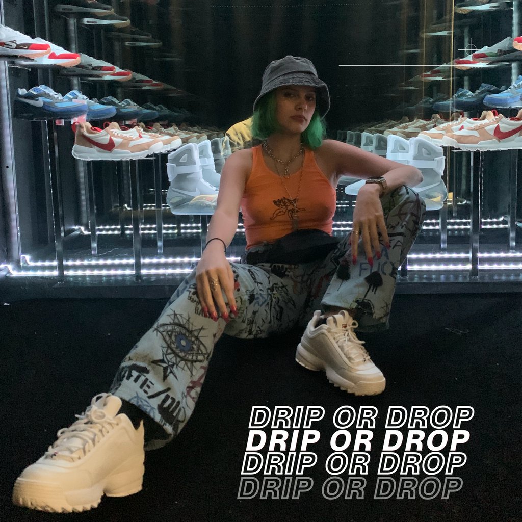 drip drop sneakers