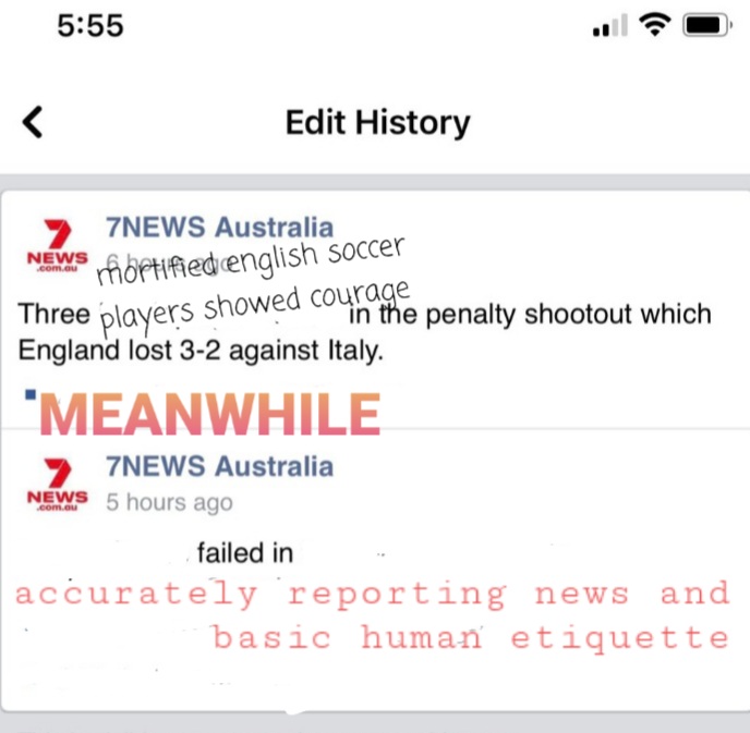 meagainOZ's tweet image. 👏Yes. #7newsAustralia is not the voice of #Australia 
I helped #7newsRacism edit less ignorantly