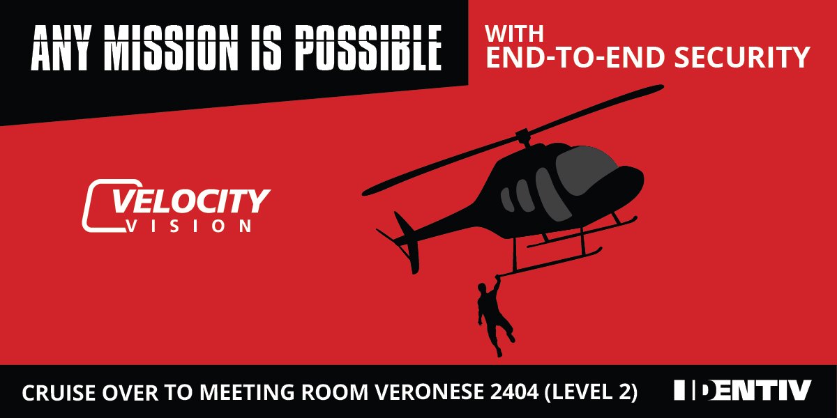 identivinc's tweet photo. We are so excited to share our solutions with you all at #ISCWest! Identiv will be at Veronese 2404 (Level 2) for meetings and to demo our #VelocityVision software. Let's connect!
Register today: https://t.co/V1znQ466TE
#iscwest #security @SIAonline https://t.co/wVtoJOB9nF