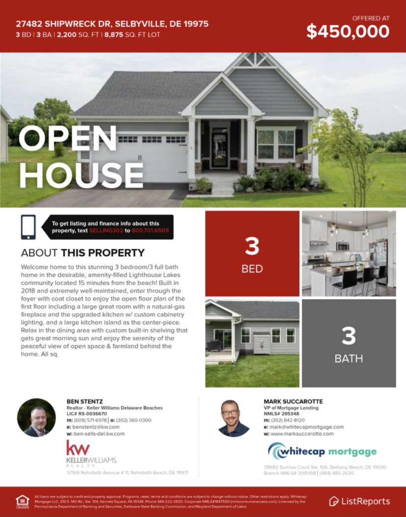 BenSellsDel's tweet photo. 🏡 OPEN HOUSE 🏡 Saturday 7-17 from 11a - 2p - Come see all that this home has to offer incl/ 3 🛌 &amp; 3 🛀 + bonus room for home office/nursery/exercise room. Questions? DM or call 609-571-6978 to #BeNext w/ @BenSellsDel https://t.co/ZItj9O6eG4