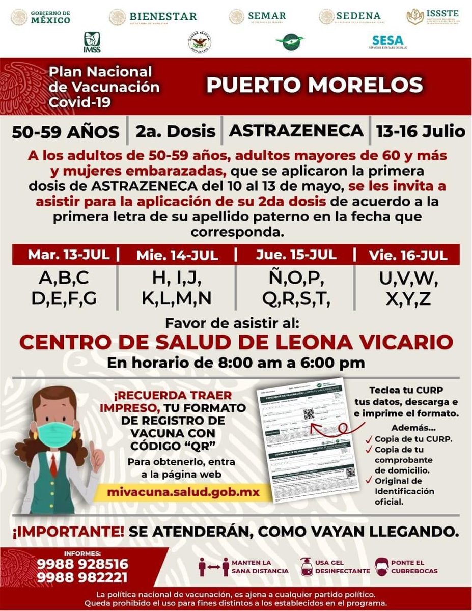 El #COVID19 😷 no es un juego
¡Vacunarte 💉salva vidas!  Por amor a nuestras familias y comunidad 💚.
#YoMeVacuno