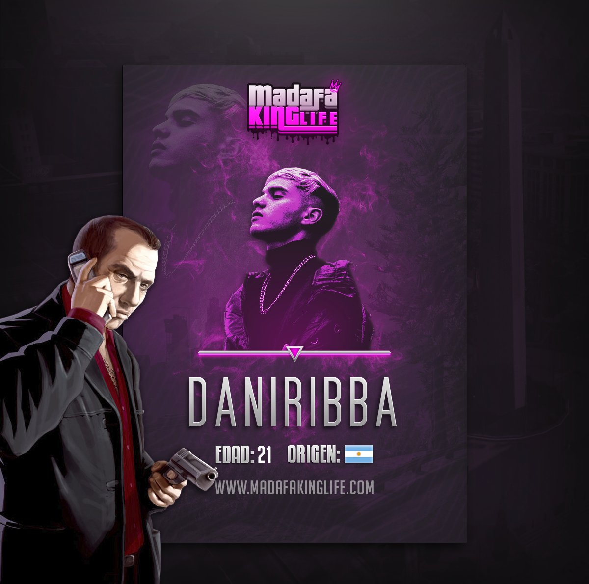 Nuevo artista confirmado! Bienvenido el <a href="/danielribba/">dani</a> a #MadafakingLife 🎙️🔥