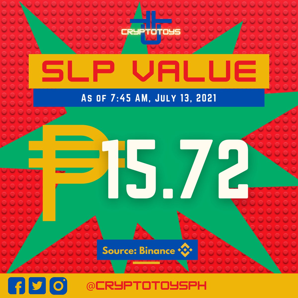cryptotoysph's tweet photo. Smooth Love Potion ($SLP) breached P15.00
This may go up within the day.
Follow and like for more updates!

To get started with crypto trading, here’s a referral link.

https://t.co/NasZG9EbDA

Follow us for more. https://t.co/NXc70pvNWW