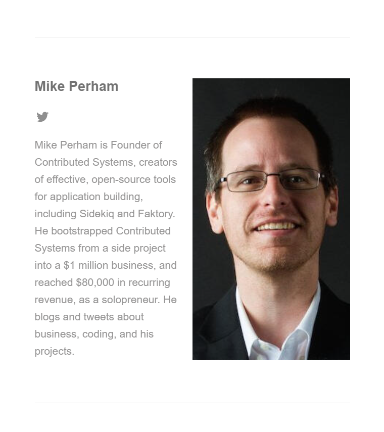 hackerbrews's tweet image. Today&apos;s indie hacker of the day is @getajobmike, Founder at @contribsys