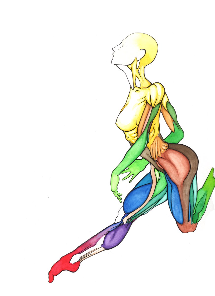 AnduinVaid's tweet photo. Extension of field, 9" wide (x) 12" tall, watercolor and graphite on paper, 2019.

#art #artwork #artoftheday #Anatomy #anatomyart #BrooklynArt #brooklyn #ballet #ballerina #contemporaryart #ConceptArt #drawing #femalefigure #fitnessart #fitness #modernart #madeinnyc #NYCArtist https://t.co/tOxn1TPSVL