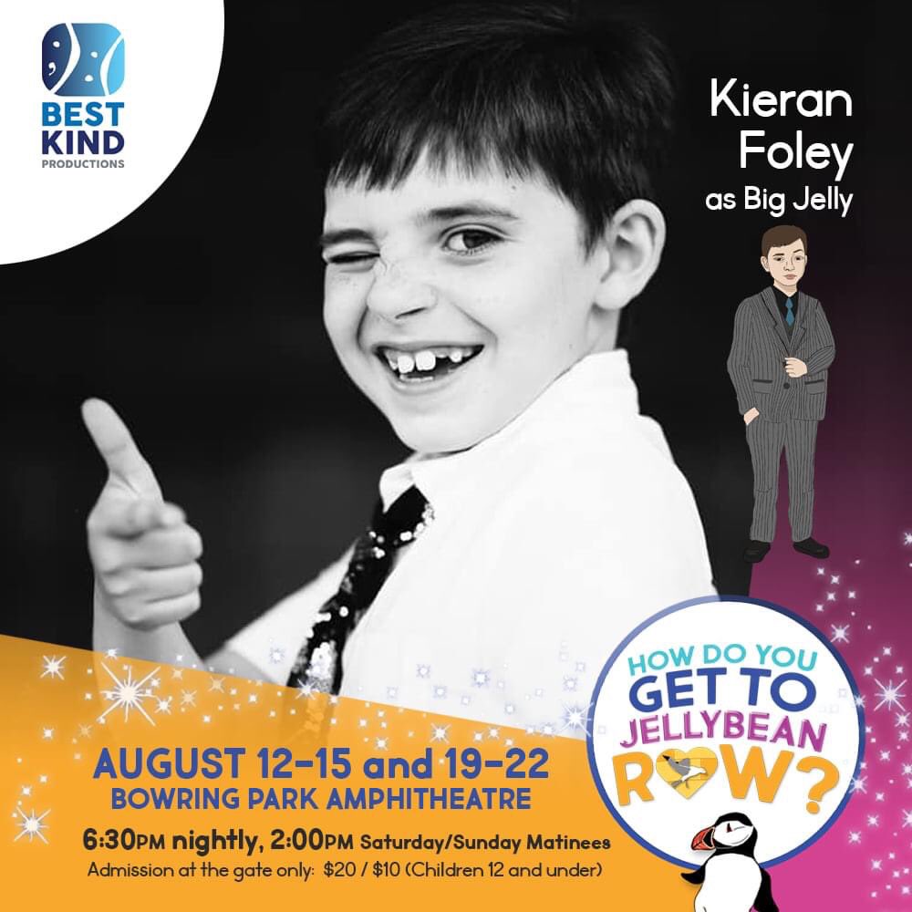 ReginaCFoley's tweet image. Come see Kieran and all his amazingly talented friends in August!