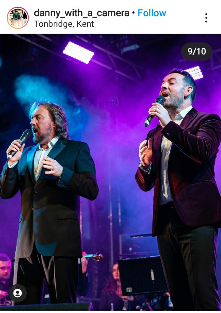 <a href="/johnowenjones/">John Owen-Jones</a> and <a href="/thebenforster/">Ben Forster</a> sang The Music of the Night from <a href="/PhantomOpera/">The Phantom Of The Opera</a> at @BravoProd_ltd A night at the Musicals concert.This duet was originally a solo by John until in rehearsal that day Ben suggested they did it as a duet? #Nod