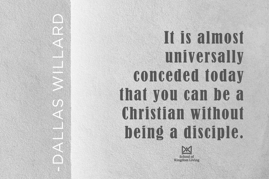 DallasAWillard's tweet image. It is almost universally conceded today that you can be a Christian without being a disciple. A disciple is a person who has decided that the most important thing in their life is to learn how to do what Jesus said to do. 
dwillard.org/articles/rethi…
#DivineConspiracy #Discipleship