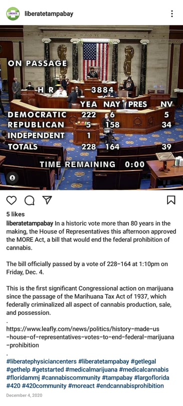 gal_suburban's tweet photo. Or possibly that #AMMPA, the co. that #JasonPirozzolo started, (when his friends in legis wrote a last min amendment to require an MD so he could start AMMPA) had #liberatewpb #liberatefl at Cannabis Conference in Miami w/#MattGaetz? or #BrianMast & celebrating the legis? https://t.co/5oW4IGszl1