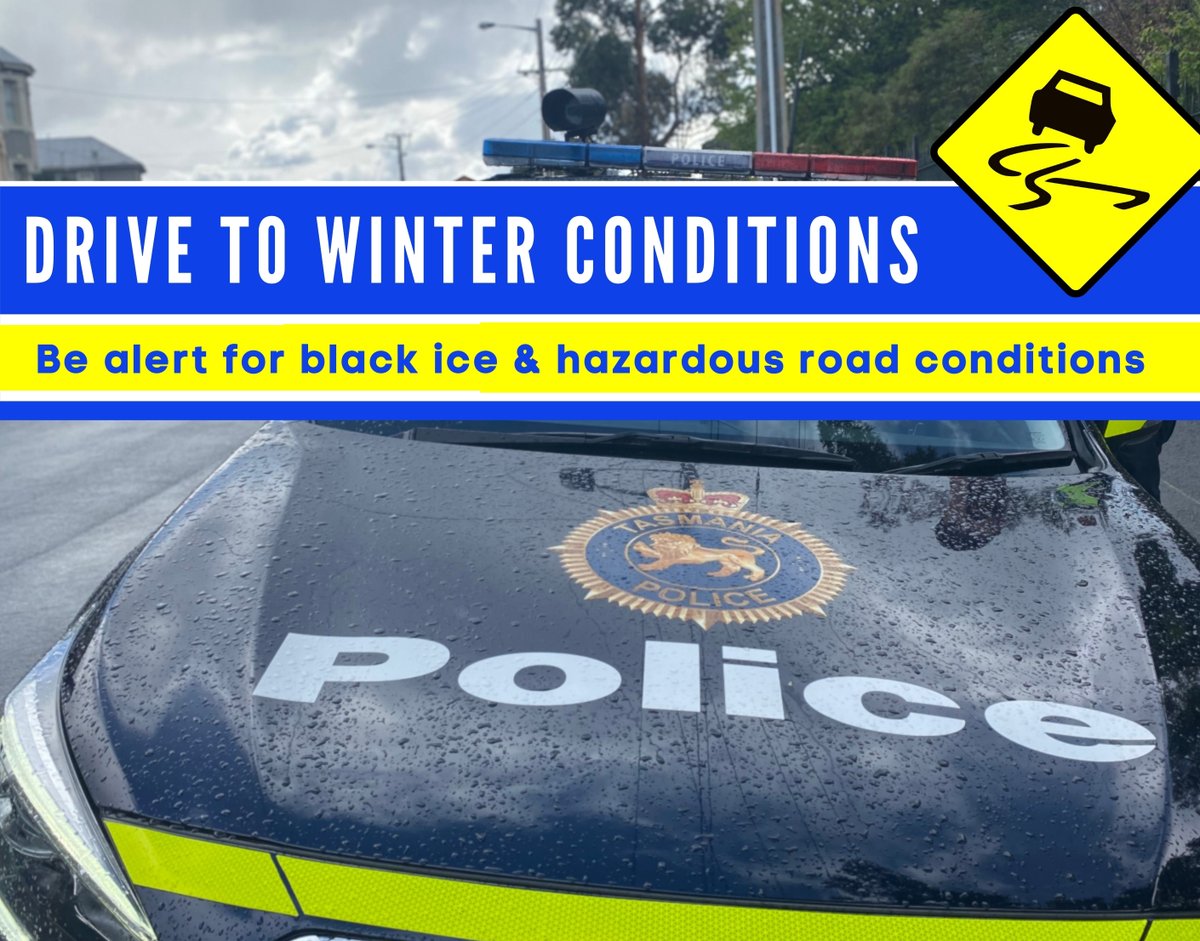 Winter Is Here... with black ice. 
If a car drives too fast and travels over black ice, the car can slide out of control and cause a crash. Drivers, in adverse weather - slow down, drive to the condition, and always obey road closures. For further info - bit.ly/2UECxKM