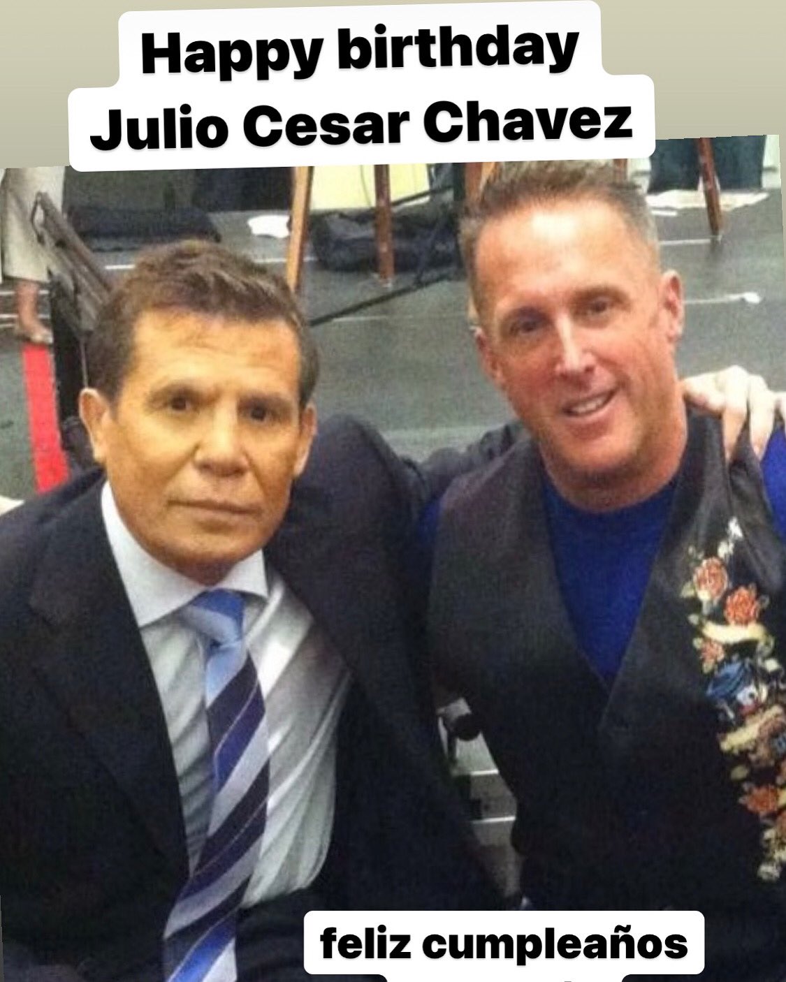Happy birthday to the legendary Julio Cesar Chavez. 
