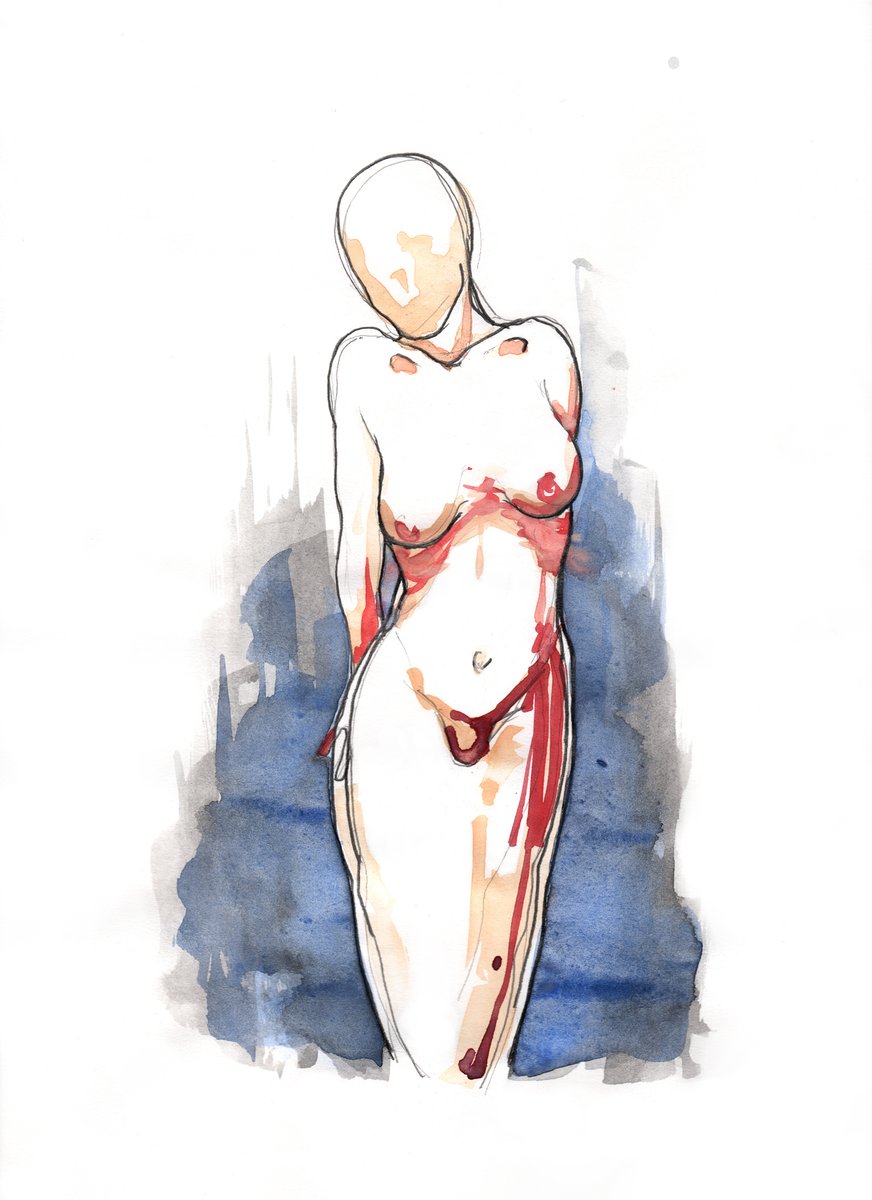 AnduinVaid's tweet photo. Poem S. 9, 9" wide (x) 12" tall, watercolor and graphite on paper, 2020.

#art #abstractfigure #artofnewyork #brooklynart #contemporaryart #createmore #drawing #figurestudy #femalefigure #figurepainting #galleryart #graphiteart #newyork #nyc #nycart #modernart #originalart https://t.co/FTA2T1Xa17