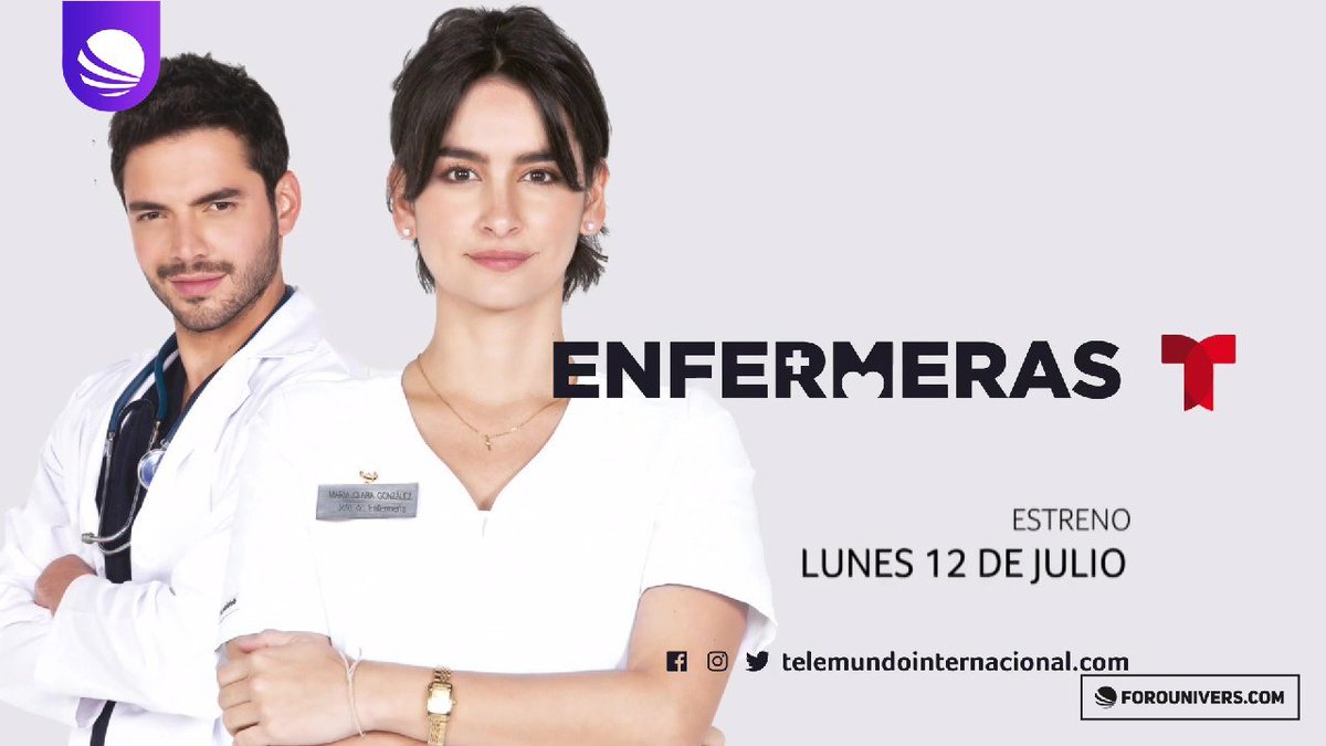 Telemundo Internacional estrena en más de 22 países ¨Enfermeras¨ la serie dramática que recrea el universo de los hospitales públicos latinoamericanos a través de la mirada femenina de las enfermeras ¡Esta noche a las 7pm COL 🇨🇴/MEX 🇲🇽/VEN 🇻🇪 | 11:10pm ARG 🇦🇷!
