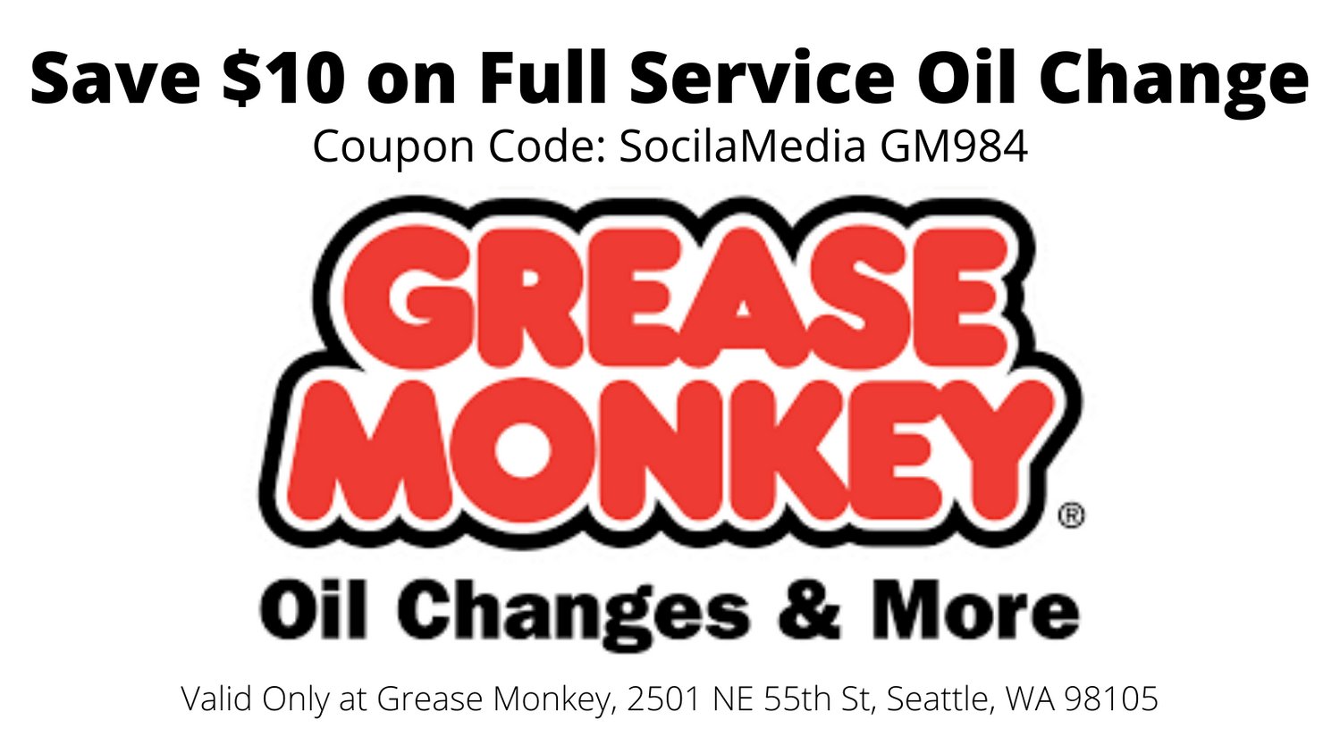 Grease monkey oil change deals