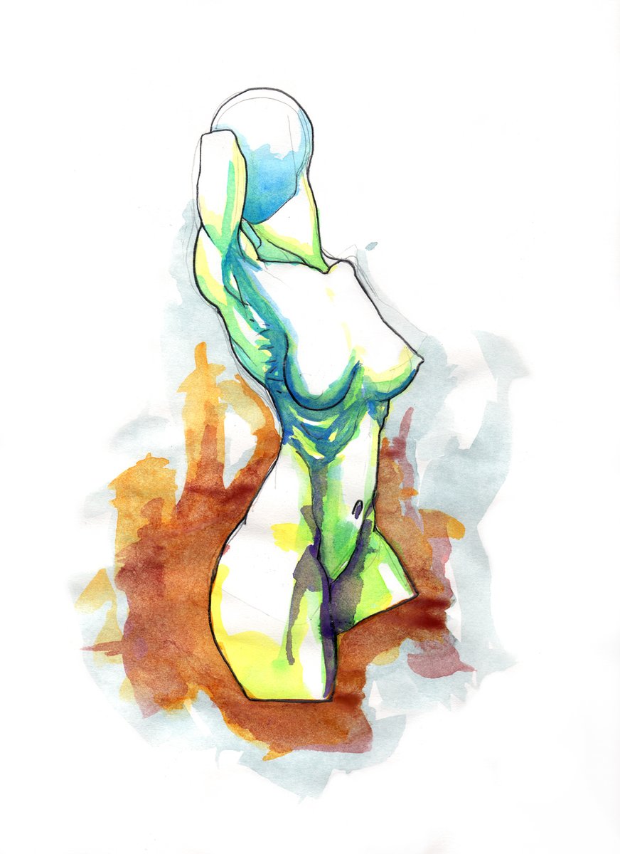 AnduinVaid's tweet photo. Poem S 16, 9" wide (x) 12" tall, watercolor and graphite on paper, 2020.

#art #abstractnude #anatomyart #brooklynart #conteporaryart #colorful #drawing #fineart #femaleart #fitnessart #figurepainting #figureart #galleryart #modernart #muscleart #newyorkart #nycart #nudeart https://t.co/hId7P1WjDK