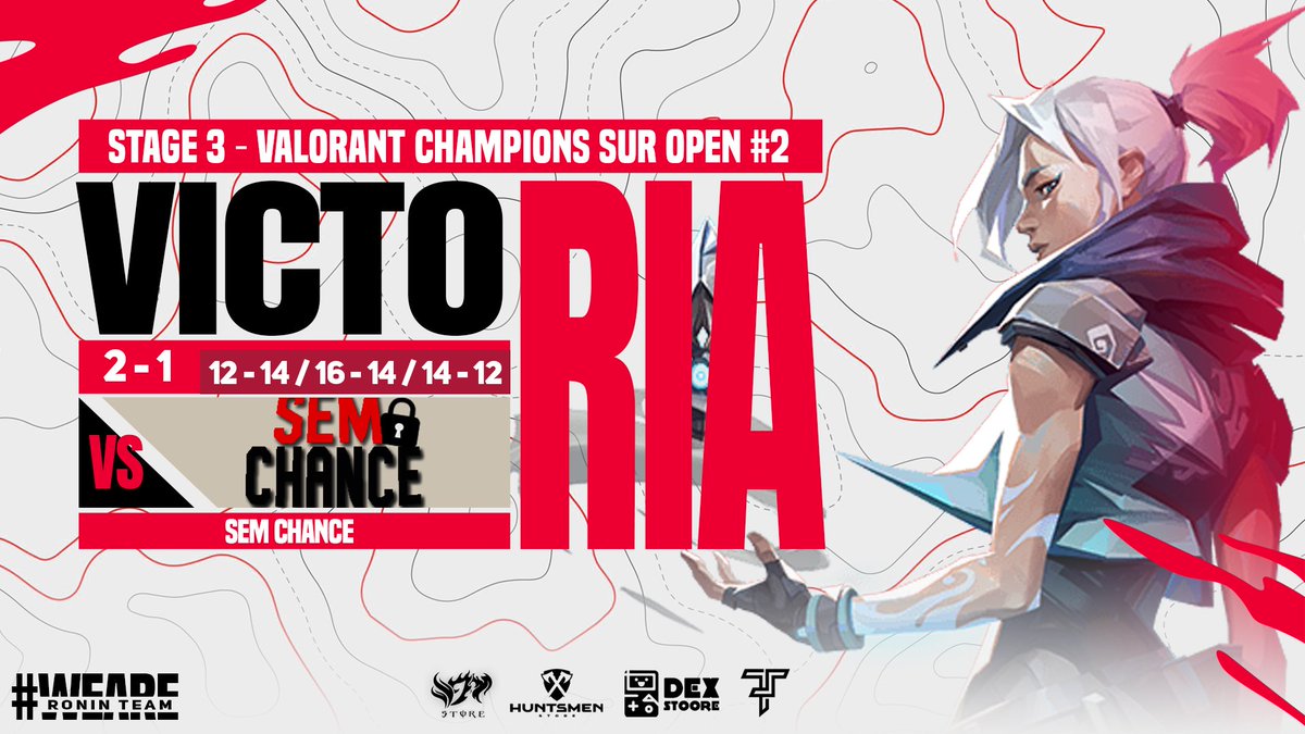 roninteamgg's tweet photo. VICTORIA!
Los muchachos consiguieron la victoria contra #SemChance en la primera ronda del Stage 3 del VCT
GGWP
#WeAreRonin https://t.co/BHMfWPsBtA