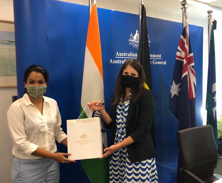 During a meeting with Ms. Sarah Kirlew, Australian Consul-General in Chennai, team @investindia discussed measures to enhance the bilateral relations and strengthen Australian investments in #NewIndia.

#IndiaAustraliaRelations #IndiaAndAustralia @HCICanberra @cgisydney