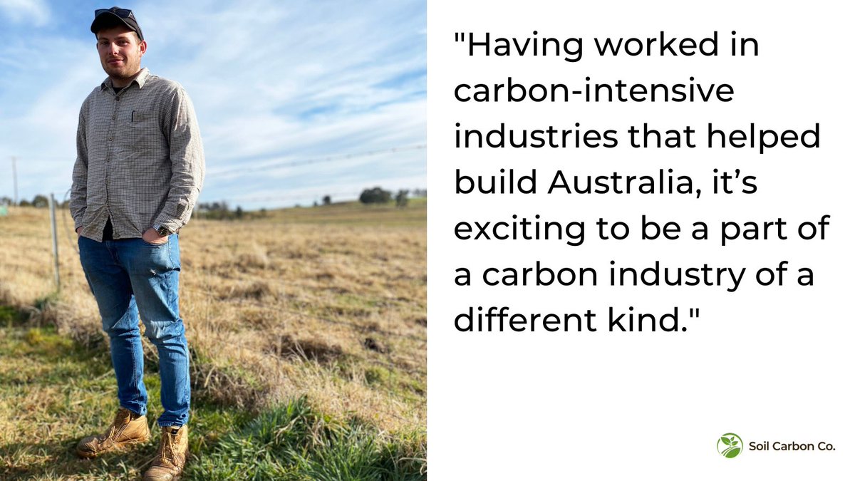 Meet our product officer @JasonBowkett3. After seeing the impact of the drought and the black summer bushfires, he decided to use his background in engineering and farming to work in climate tech. Read his story here: bit.ly/2VCIxEn