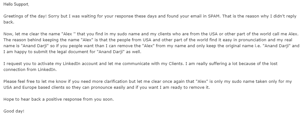 Alex_iGex's tweet photo. @LinkedInHelp Need URGENT assistance. 

Please DM Me so I can share my profile link.

@LinkedIn @LinkedInMktg @linkedinselling @LinkedInIndia https://t.co/mOl0l5HwIh