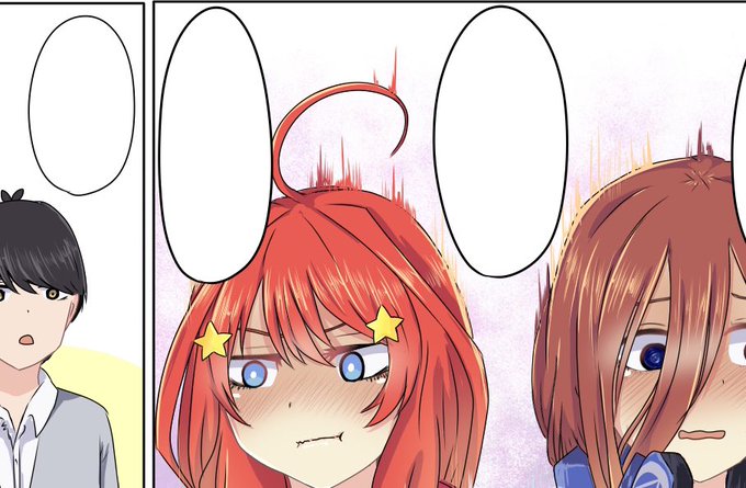 ダンベルマンさんがTwitterに投稿した中野五月(五等分の花嫁)のイラスト。