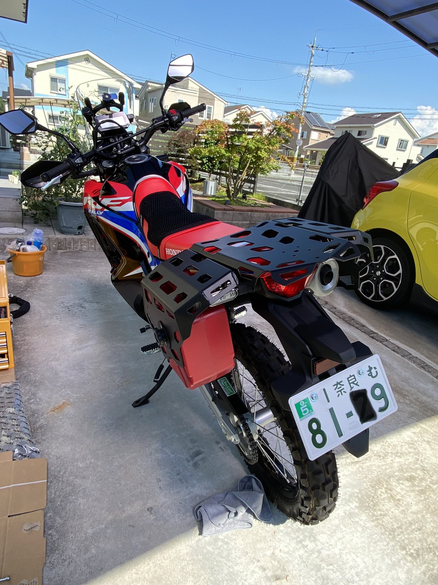 تويتر トッピー على تويتر Crf250ラリーにsrcのcrf300用のリアキャリアセットを装着 いい感じ Crf250ラリー Crf250rally Crf300 Src Srcmoto リアキャリアセット Md47 T Co 6dsfuwbit2