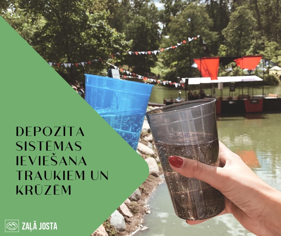 Risinājumi, ar ko aizstāt plastmasas vienreizlietojamos galda traukus un piederumus, IR: 3. ieviest depozīta sistēmu vairākkārt lietojamiem traukiem un krūzēm - atgriez lietoto trauciņu atpakaļ, saņem iemaksāto depozīta maksu  ej.uz/traukurisinaju…