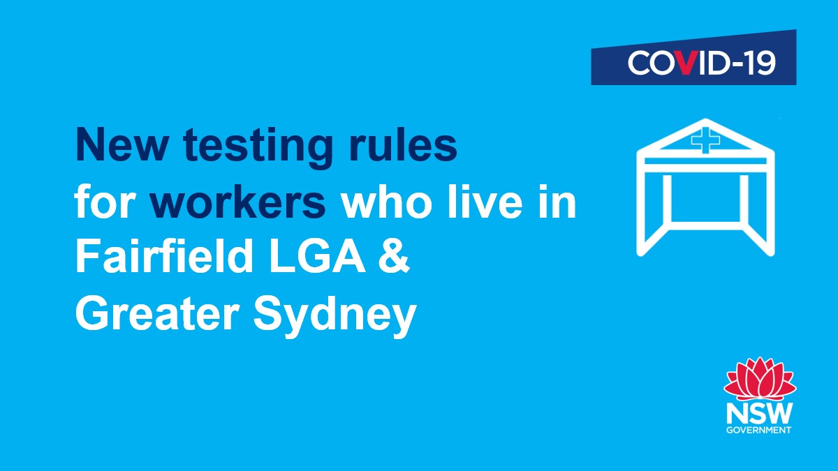 Nsw Health On Twitter New Covid 19 Testing Rules Are In Place Under A Public Health Order For Workers Who Live In Greater Sydney And The Fairfield Local Government Areas Https T Co Aawshz4lmj [ 675 x 1200 Pixel ]
