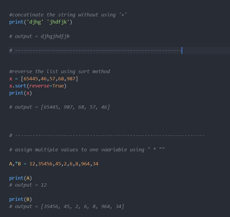 tech_update0's tweet image. just pythonic  way😁😁
#Python #pythonic
@oliverjumpertz