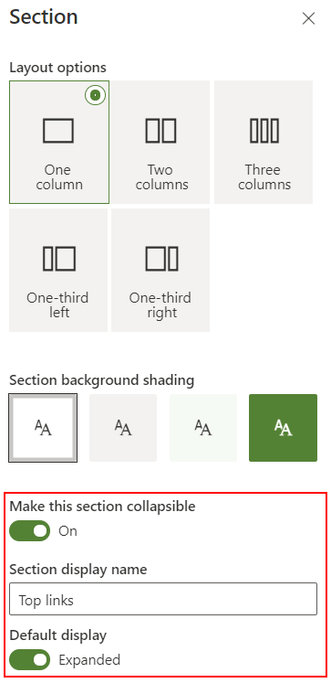 spmattw's tweet photo. Collapsible sections in #SharePoint. Love it! https://t.co/YpML1aCpju