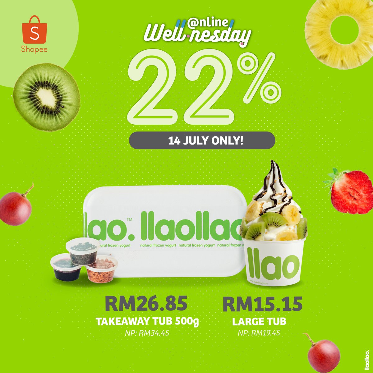 Llaollao Malaysia On Twitter More Froyo For You Checkout On Shopee This July 14th To Enjoy Voucher Discounts Julyspecial Voucher Redemption Is Valid Until 30 Nov Https T Co X1tsmfjh6m Twitter