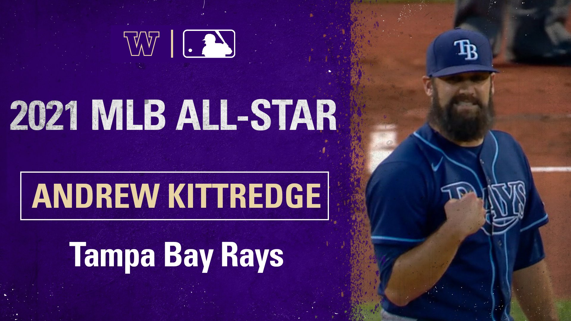 Washington Baseball on X: A huge congratulations to former Husky Andrew  Kittredge on being named a first-time MLB All-Star today! Andrew will  represent the AL and Tampa Bay Rays after a dominant