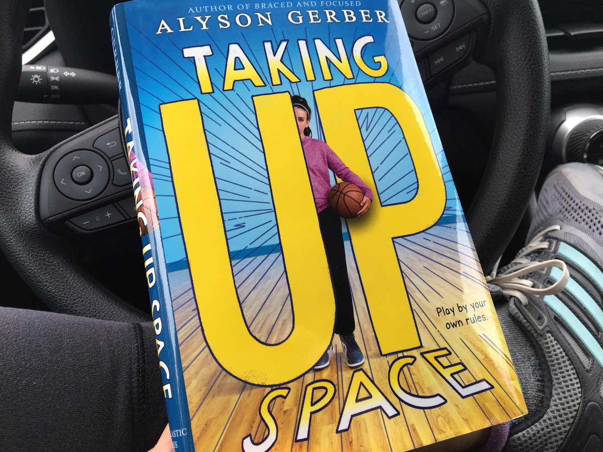 I just started <a href="/AlysonGerber/">Alyson Gerber updates</a>’s TAKING UP SPACE yesterday - so good! #MGBookChat
