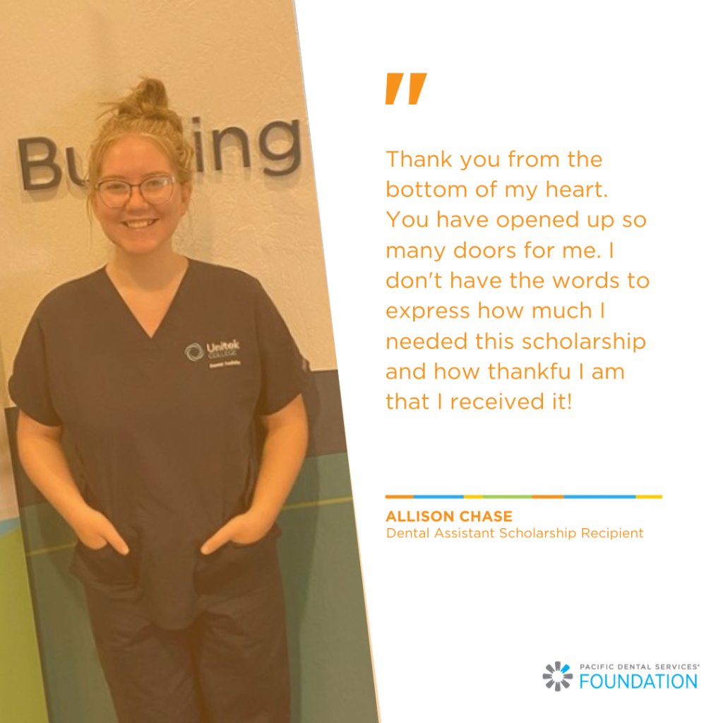 Allison has always been interested in a career where she can give back to her community, be able to work with a team, grow professionally and ultimately be able to help others. She is dedicated and excited to start a career where she can serve others.