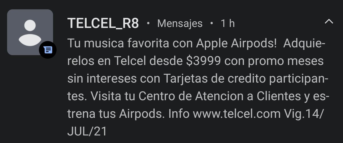 RubenAlamina's tweet photo. @Telcel Nunca me he dado de alta para recibir estos mensajes y empecé a recibirlos hace unos días. Pueden dejar de enviarlos por favor? Gracias. https://t.co/p6bkPHgm5K