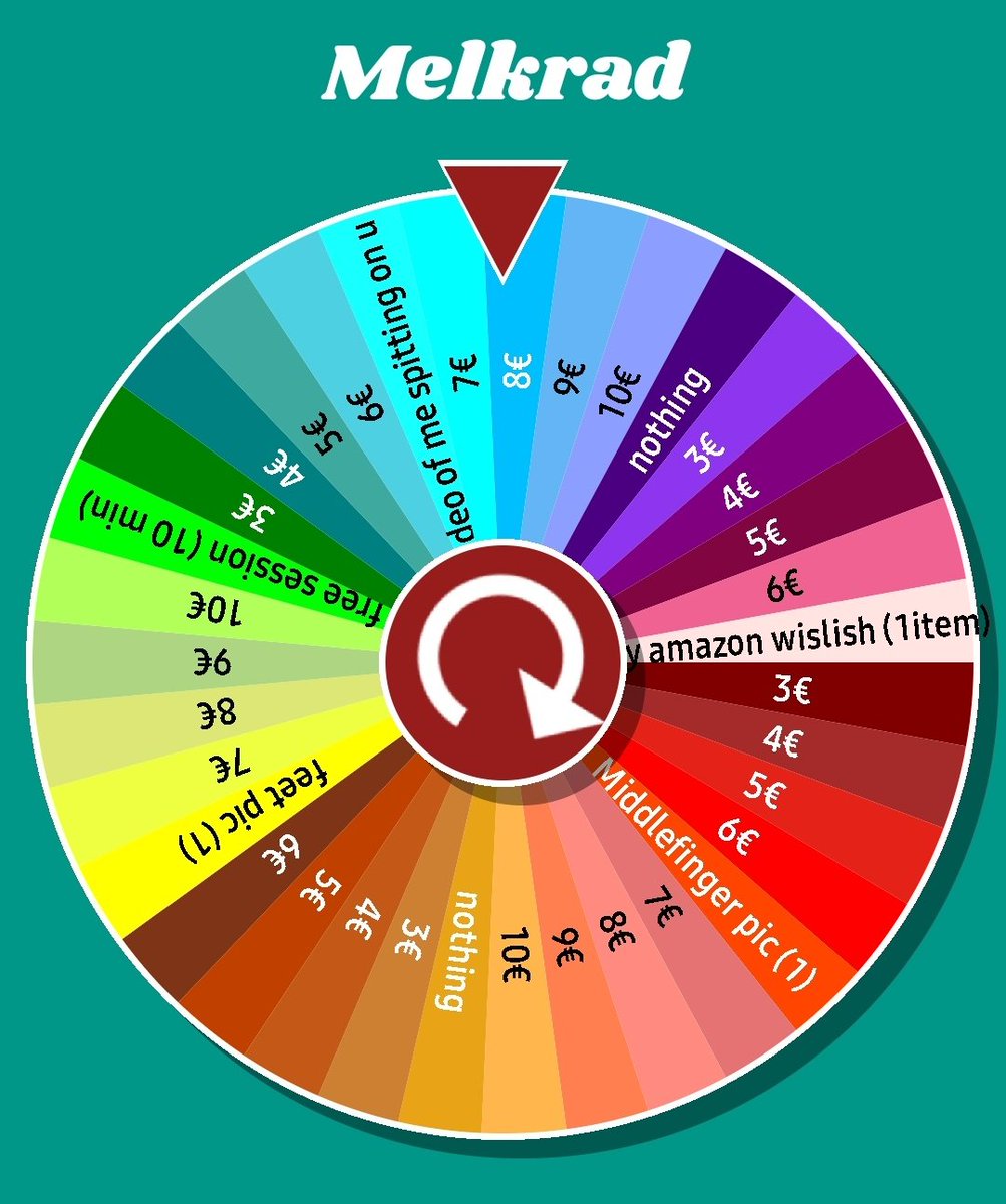 ANuminos's tweet photo. Die Herrin will spielen und der Zufall entscheidet dein Schicksal!

Na traust du dich? 😈

3 spins pro Tag möglich
-jeder Spin 1 Euro
-am Ende kannst du dich für eines der möglichen Ergebnisse entscheiden + das Geld der Spins

Bei Fragen bei mir melden

LASST DIE SPIELE BEGINNEN! https://t.co/iDUKtvcEcO