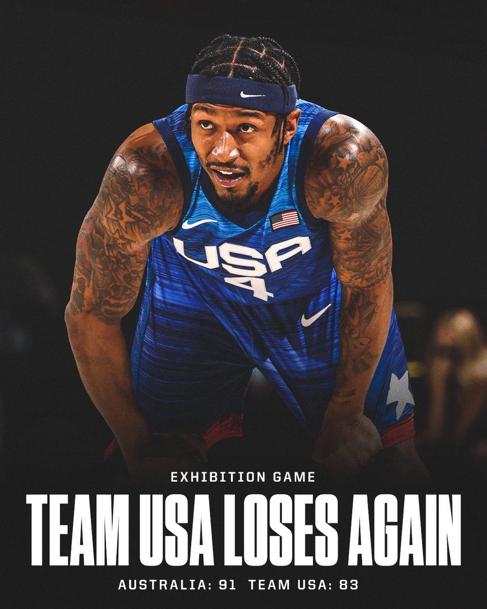 Sportscenter Australia Takes Down Team Usa They Have Now Lost Back To Back Exhibition Games For The First Time Since Pros Started Playing In 1992 T Co P3gluzb9my