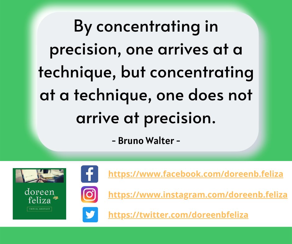 doreenbfeliza's tweet photo. 👌The accuracy of work can literally make or break a business, directly impacting the company's bottom line in numerous ways.

#socialmediamarketing  #virtualassistantphilippines  #workfromhome  #virtualassistantforhire  #socialmedia #parkour  #detailed  #design  #precise  #work https://t.co/VDQgiu6GAC