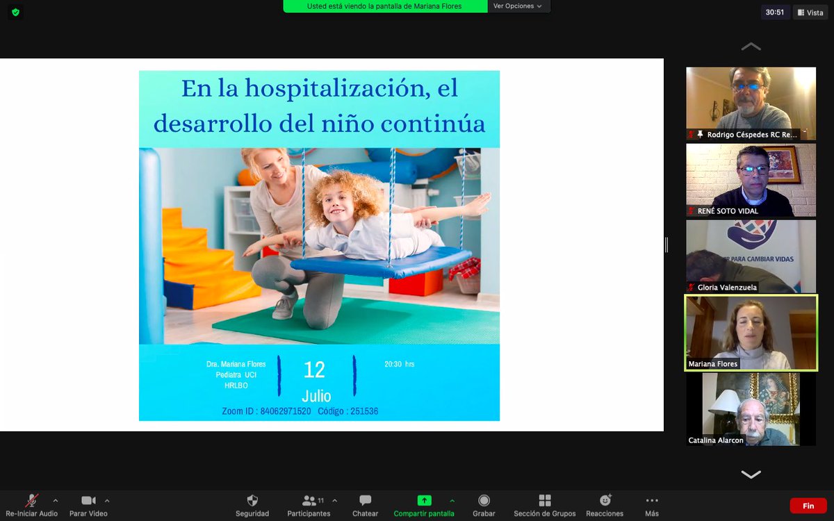 RRequinoa's tweet photo. Charla de la Dra. Mariana Flores, pediatra del Hospital Regional Rancagua, con el tema “En la Hospitalización, el desarrollo del niño(a) también continúa”@RRequinoa https://t.co/nyMvxGIWYX