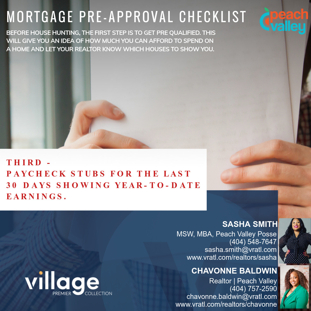 PeachValleyCo's tweet photo. What you need to for your mortgage application. At minimum you will need your paystubs of at least 30 days or more to get a home loan. 
#homeloans 
#mortgageapproved https://t.co/E0xLqHMbw0