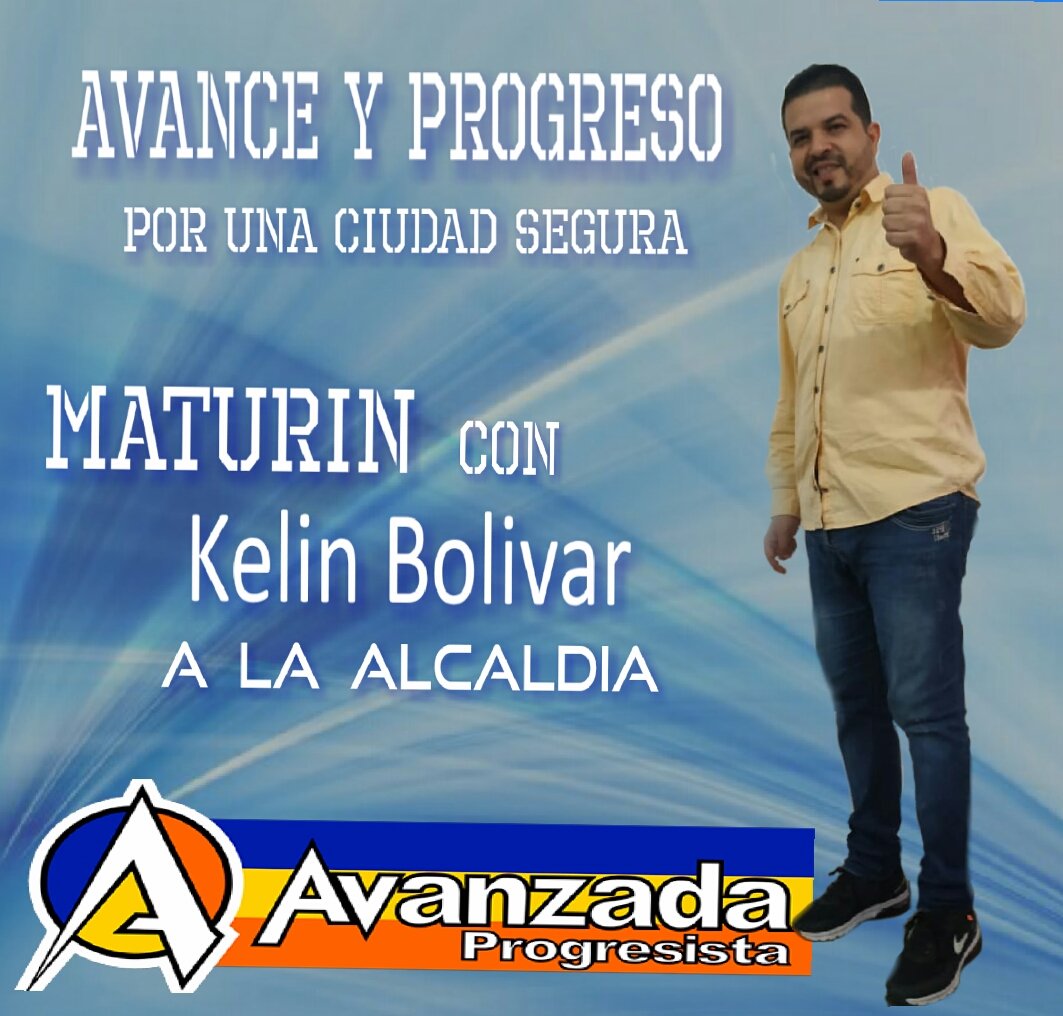 Estare en esta lucha por los Maturinenses,velando por la seguridad social y económica del Municipio para entre todos avanzar y alcanzar el progreso que nos merecemos. Este 21 de Noviembre salgamos a votar masivamente